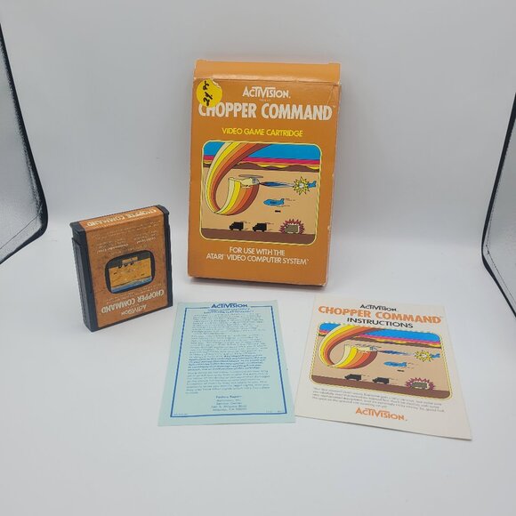 Chopper Command (Atari 2600, 1982) CIB - Picture 1 of 7
